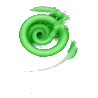 beautiful spiraling algae sticker