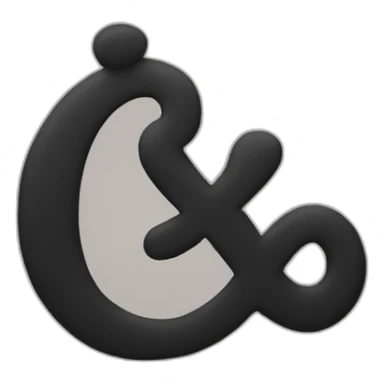 ampersand sticker