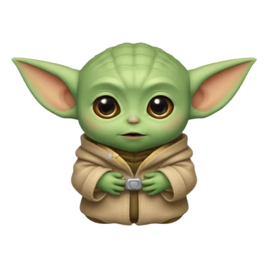 🥺+baby yoda sticker
