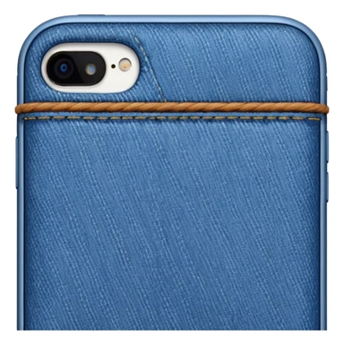 Denim iPhone sticker
