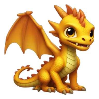 Baby dragon clash of clan sticker