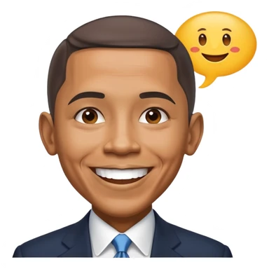 Barack Obama con una nube de dialogo diciendo "Come on!" sticker