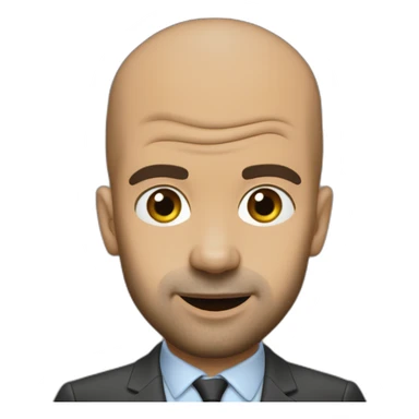 Pep guardiola qui mange du chocolat sticker