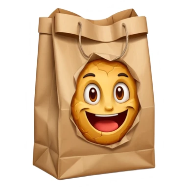 zometo delevery paper bag  sticker