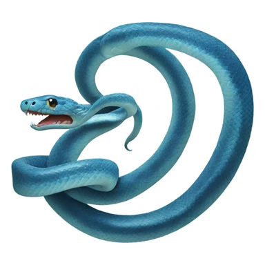 Blue Snake sticker