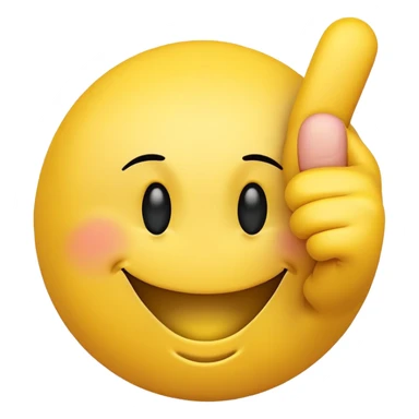 a smiley with a middle finger sticker