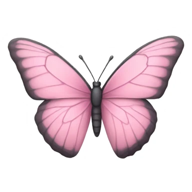 Pastel pink butterfly  sticker