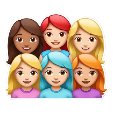 Girlies sticker sticker