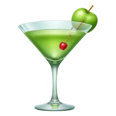 apple martini sticker