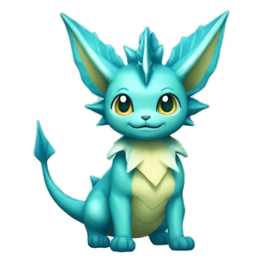 Vaporeon full body sticker