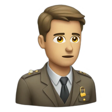 depressed recruiter sticker