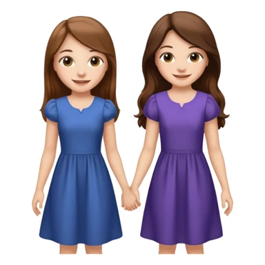 two sisters – Sonya and Taya  sticker