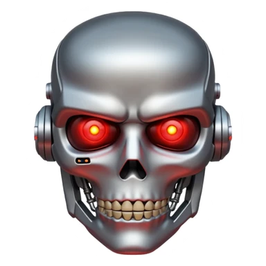 Create a terminator emoji for a teams chat sticker
