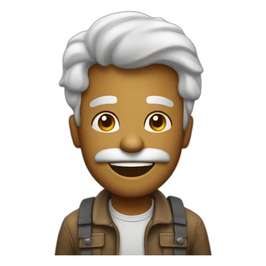 homem com mão pegando fogo sticker