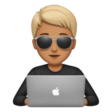 laptop und im hintergrund einen strand sticker