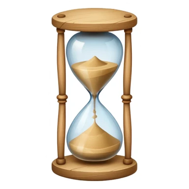 hourglass sticker