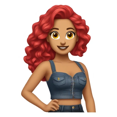 Carolina Giraldo Navarro, known professionally as Karol G, is a Colombian singer. Red Hair sticker