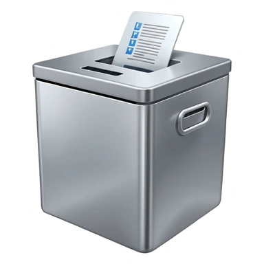 Caja de votos moderna  sticker