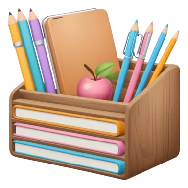 aesthetic school supplies cottage core (earthy) sticker