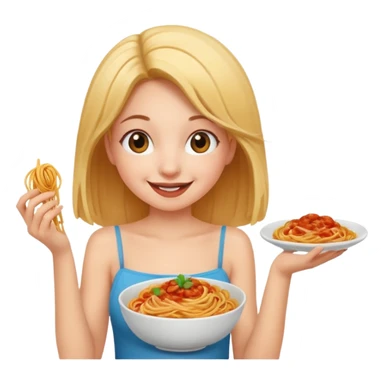 Üstünde askılı olan mutlu kız  sticker