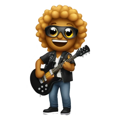 Me as a rock star on stage sticker