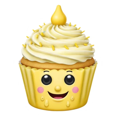 SpongeBob cupcake sticker