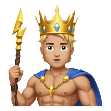 God of lightning 
 sticker