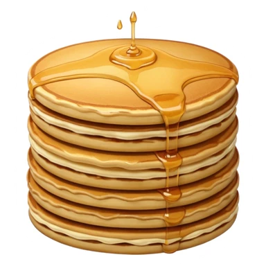 tower of pancakes in a stack sticker