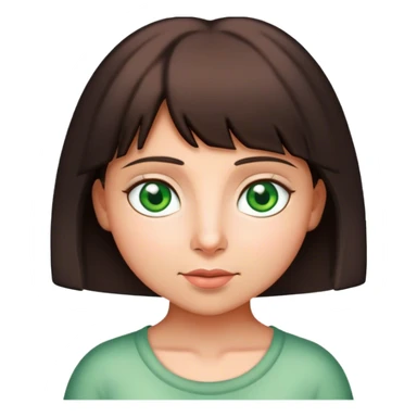 Dora with fair skin with green eyes sticker