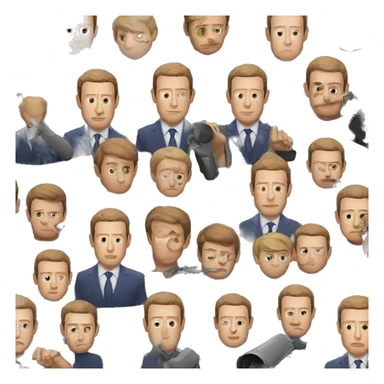 Mark zuckerberg the detective  sticker