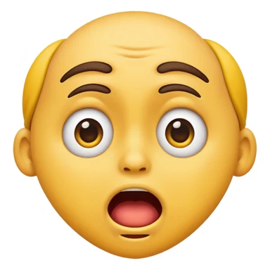 worried emoji face sticker