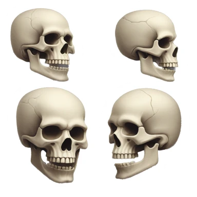 Skull mind blowing  sticker