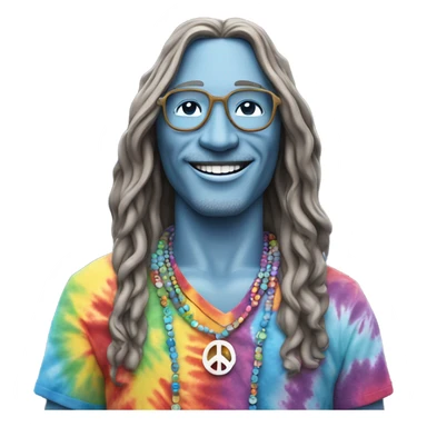 Grateful Dead Hippie  sticker