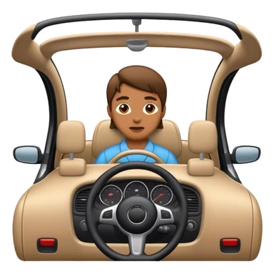 Driving car  sticker