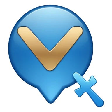 Like Instagram blue tick emoji sticker