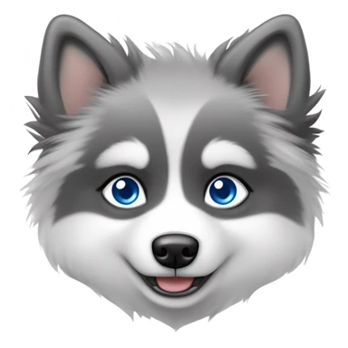 Cute Pomsky  sticker