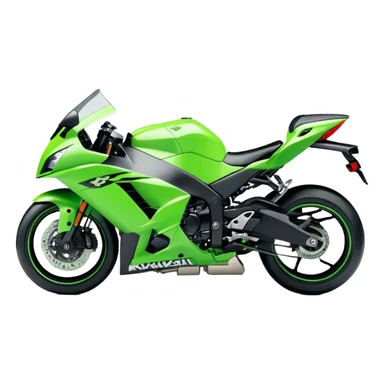 Kawasaki Ninja (Sportbike) - Kawasaki Ninja ZX-10R (Model Year: 2022) (Iconic colour: Green) sticker