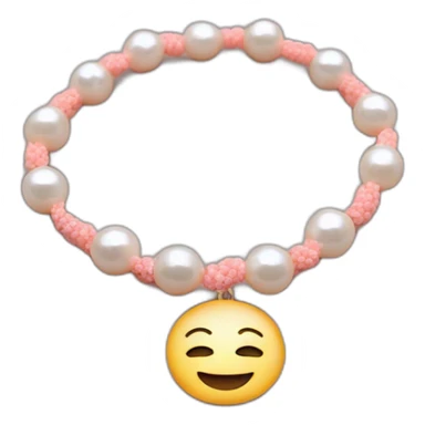 friendship bracelet pearls sticker