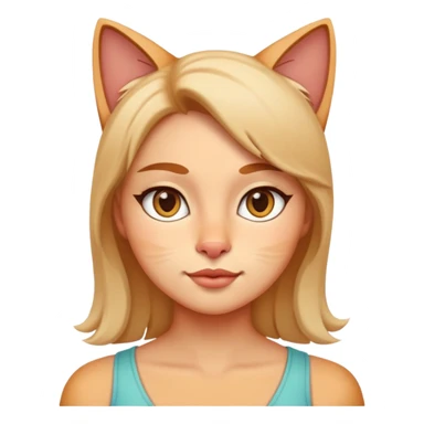 Женщина кошка  sticker