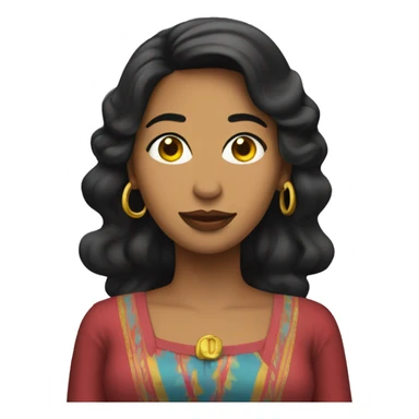 mujer colombiana sticker