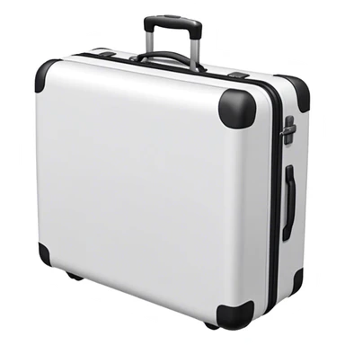 White away luggage suitcase  sticker