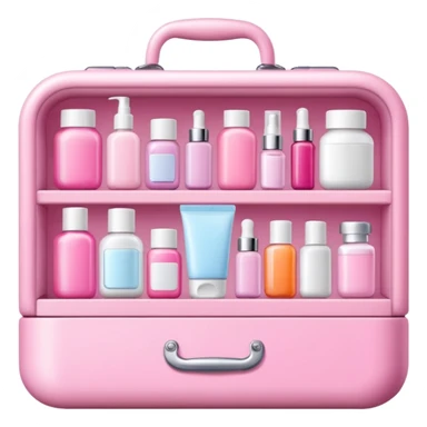 skin care Kit pink  sticker