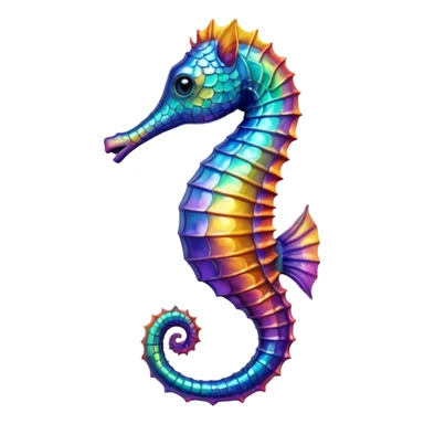 Seahorse - чтобы выглядил как настоящий sticker