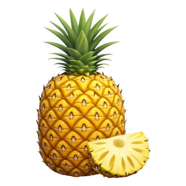 Pineapple sheera sticker