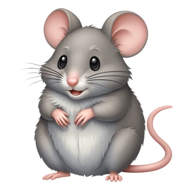 Une souris qui tiens des épées  sticker