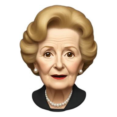 margaret thatcher dead sticker