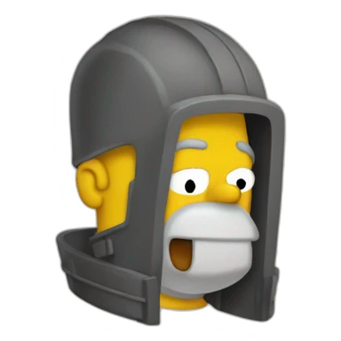 Homer ceinture Bart  sticker