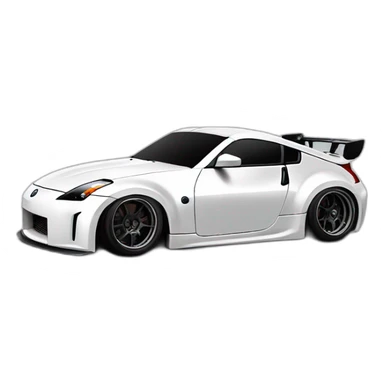 350z drift tuning white sticker
