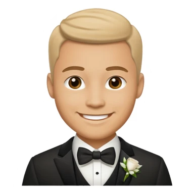 groom wedding attire emoji only sticker