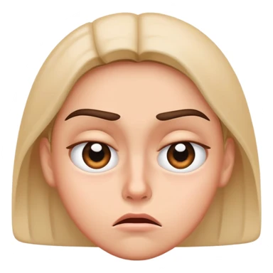 Eye roll annoyed  sticker